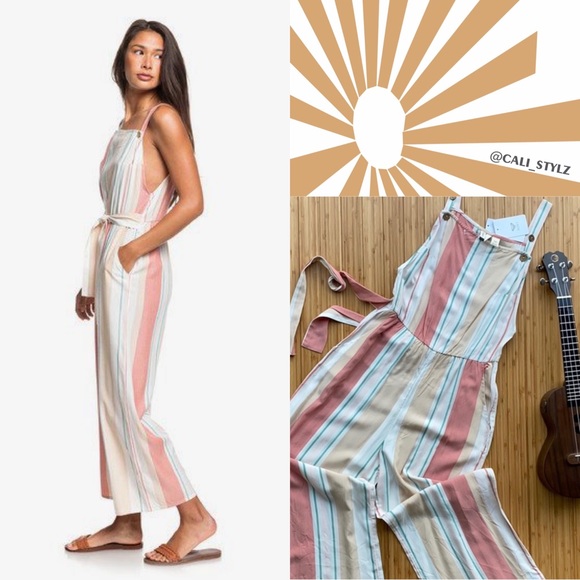 Roxy Pants - 🔶🔸ROXY FROM THE CLOUDS STRAPPY JUMPSUIT🔸🔶